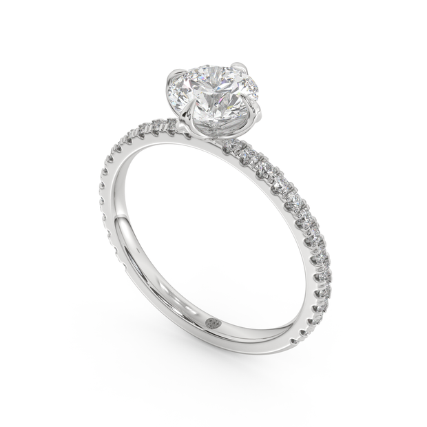 Durham Radiant Diamond Ring 1.0 Ct, Gold 14K