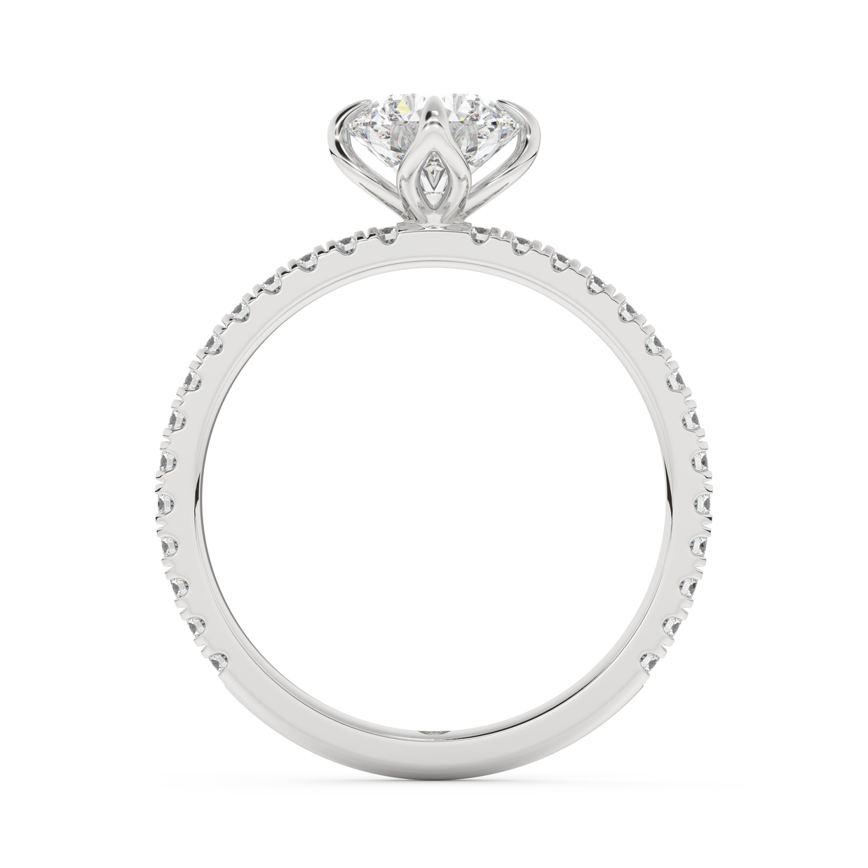 Durham Radiant Diamond Ring 1.0 Ct, Gold 14K