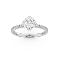 Durham Radiant Diamond Ring 1.0 Ct, Gold 14K