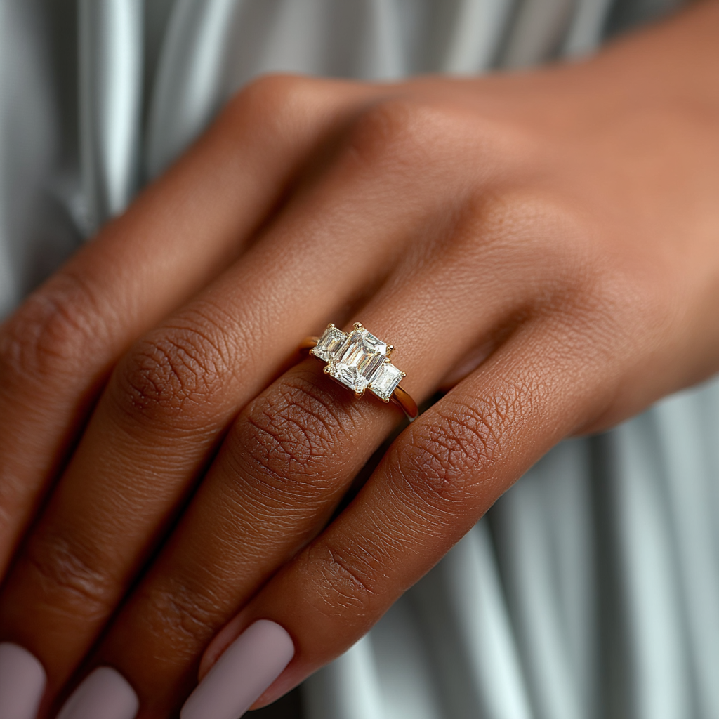 Santa Fe Heritage Diamond Ring 1.0, 1.5, 2.0, 3.0 Ct, Gold 14K