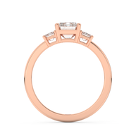 Rose gold - Central diamond 2.0 ct - view 6