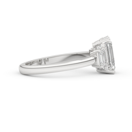 White gold - Central diamond 2.0 ct - view 3