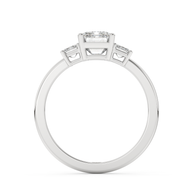 White gold - Central diamond 2.0 ct - view 6