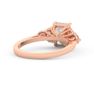 Rose gold - Central diamond 2.0 ct - view 4