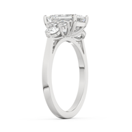 White gold - Central diamond 2.0 ct - view 5