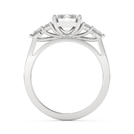 White gold - Central diamond 2.0 ct - view 6
