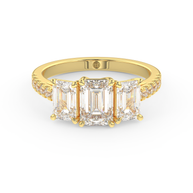 Sedona Mirage Diamond Ring 1.0, 1.5, 2.0 Ct, Gold 14K