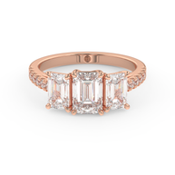 Sedona Mirage Diamond Ring 1.0, 1.5, 2.0 Ct, Gold 14K