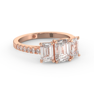 Sedona Mirage Diamond Ring 1.0, 1.5, 2.0 Ct, Gold 14K