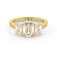 Sedona Mirage Diamond Ring 1.0, 1.5, 2.0 Ct, Gold 14K
