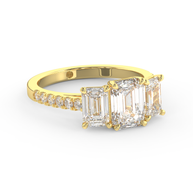 Sedona Mirage Diamond Ring 1.0, 1.5, 2.0 Ct, Gold 14K