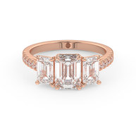 Sedona Mirage Diamond Ring 1.0, 1.5, 2.0 Ct, Gold 14K