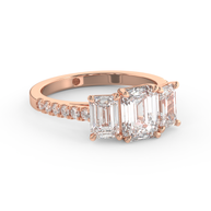 Sedona Mirage Diamond Ring 1.0, 1.5, 2.0 Ct, Gold 14K