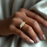 Sedona Mirage Diamond Ring 1.0, 1.5, 2.0 Ct, Gold 14K