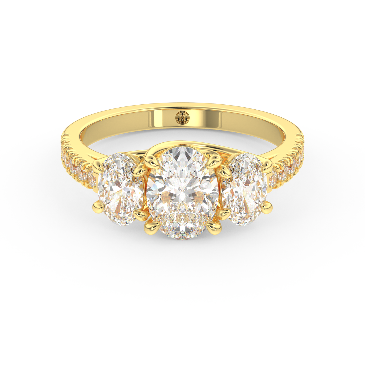 Boulder Whisper Diamond Ring 1.0, 1.5, 2.0 Ct, Gold 14K