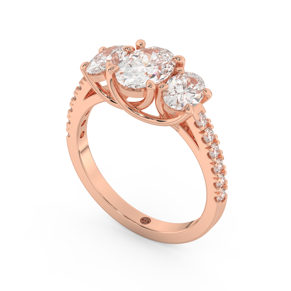 Boulder Whisper Diamond Ring 1.0, 1.5, 2.0 Ct, Gold 14K