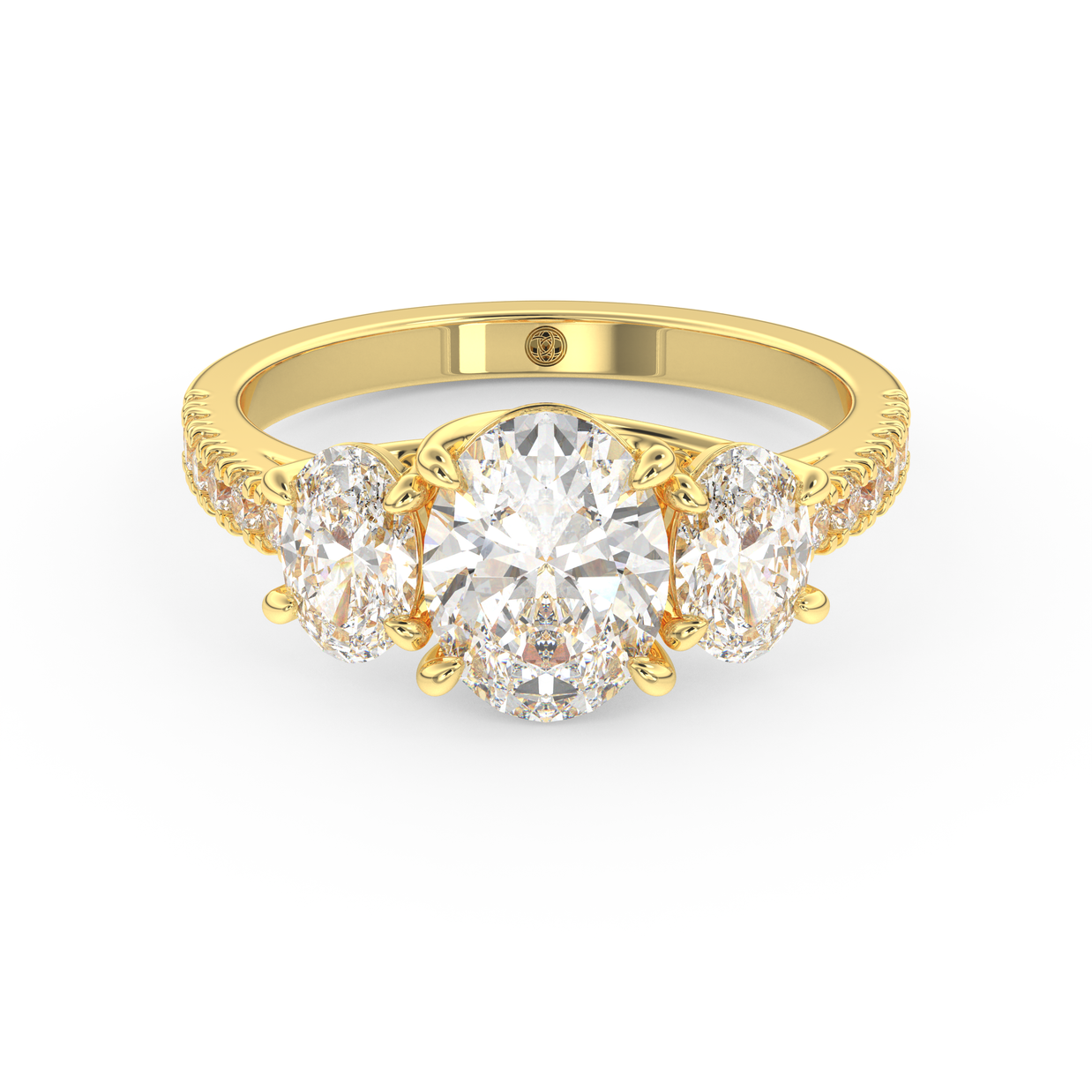 Boulder Whisper Diamond Ring 1.0, 1.5, 2.0 Ct, Gold 14K