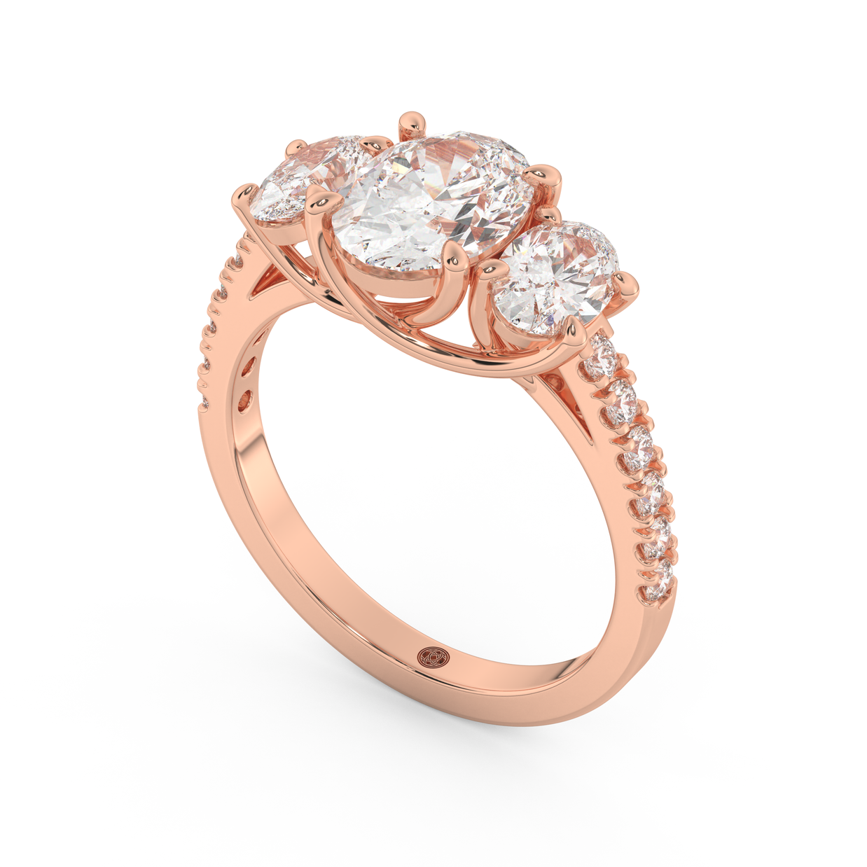 Boulder Whisper Diamond Ring 1.0, 1.5, 2.0 Ct, Gold 14K