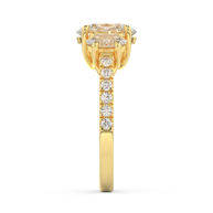 Boulder Whisper Diamond Ring 1.0, 1.5, 2.0 Ct, Gold 14K