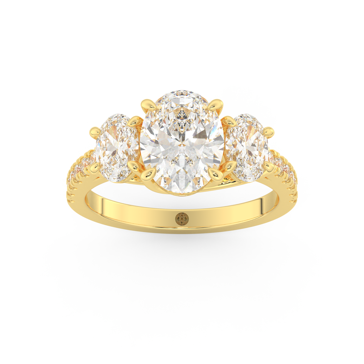 Boulder Whisper Diamond Ring 1.0, 1.5, 2.0 Ct, Gold 14K