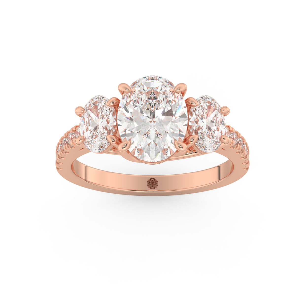 Boulder Whisper Diamond Ring 1.0, 1.5, 2.0 Ct, Gold 14K