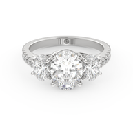 Boulder Whisper Diamond Ring 1.0, 1.5, 2.0 Ct, Gold 14K