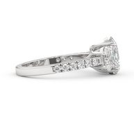 Boulder Whisper Diamond Ring 1.0, 1.5, 2.0 Ct, Gold 14K