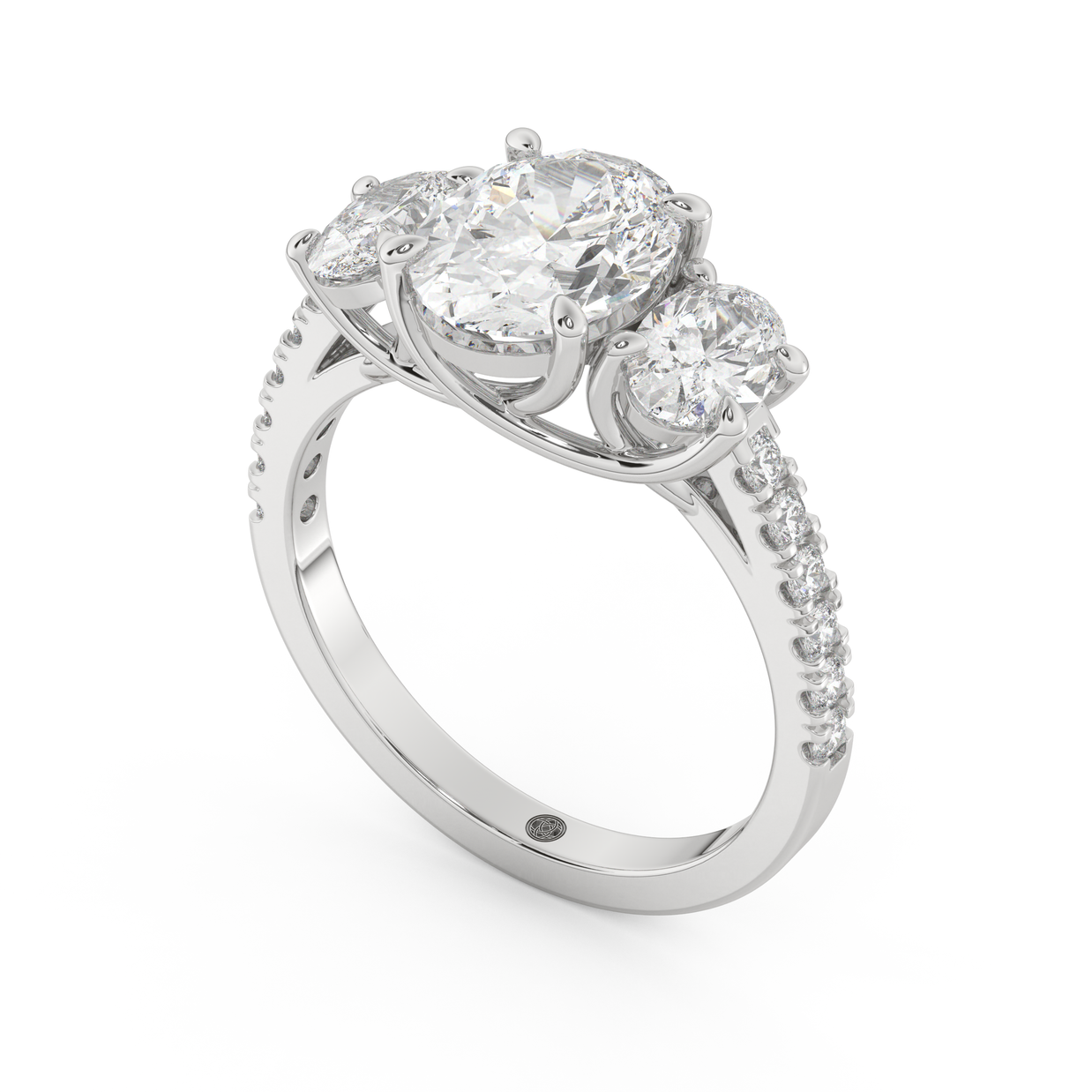 Boulder Whisper Diamond Ring 1.0, 1.5, 2.0 Ct, Gold 14K
