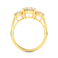 Yellow gold - Central diamond 2.0 ct - view 6