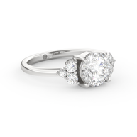 White gold - Central diamond 1.5 ct - view 3