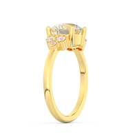 Yellow gold - Central diamond 2.0 ct - view 5