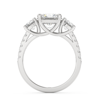 White gold - Central diamond 2.0 ct - view 6