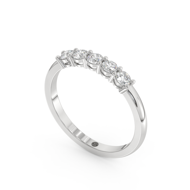 Band - White gold 0.50 ct - view 1