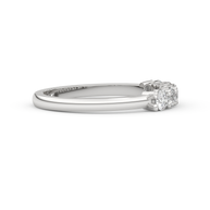 Band - White gold 0.75 ct - view 3