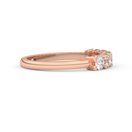 Band - Rose gold 1.00 ct - view 3