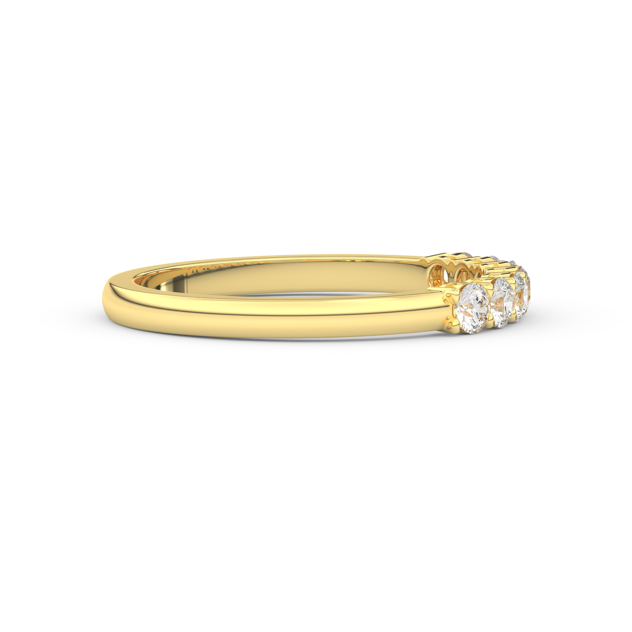 Band - Yellow gold 0.35 ct - view 3