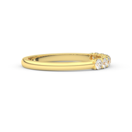 Band - Yellow gold 0.35 ct - view 3