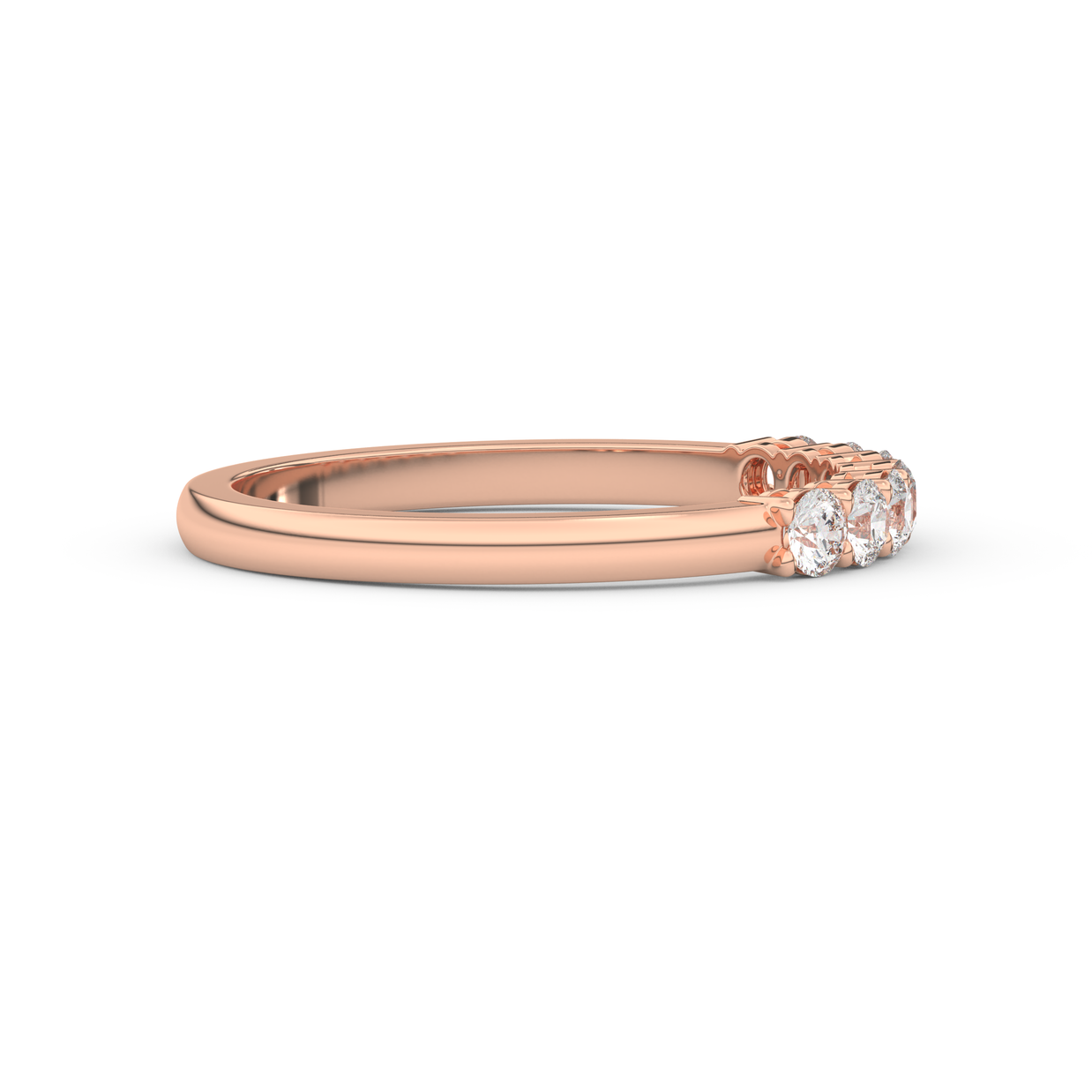 Band - Rose gold 0.35 ct - view 3