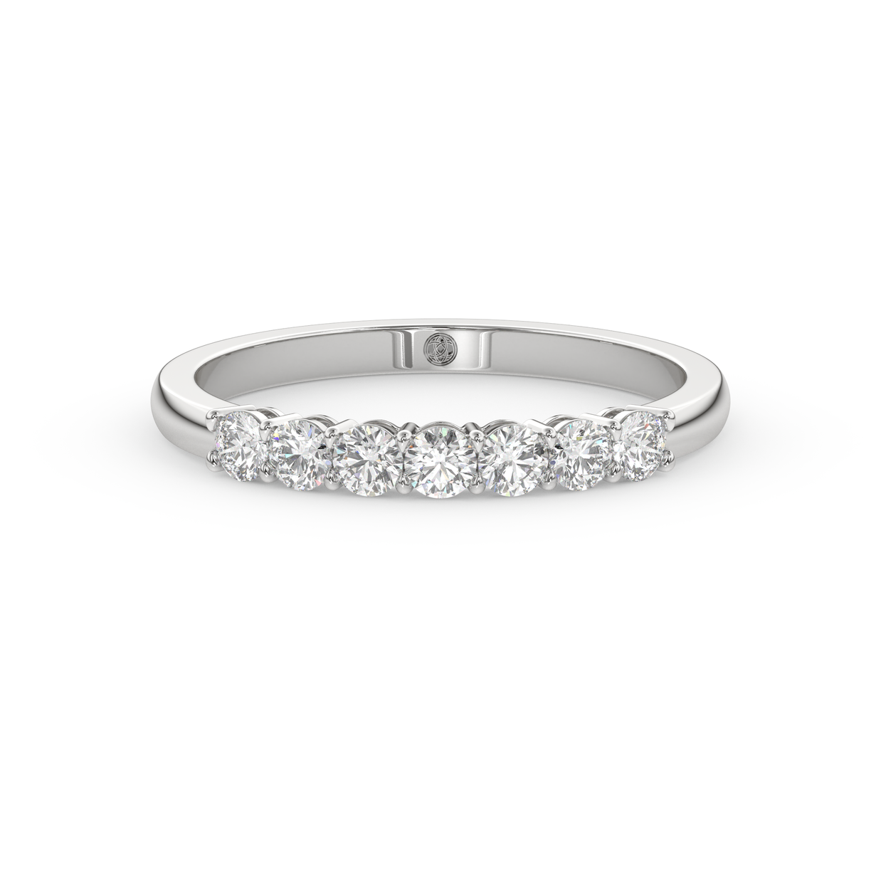 Band - White gold 0.35 ct - view 2