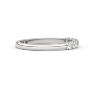 Band - White gold 0.35 ct - view 3