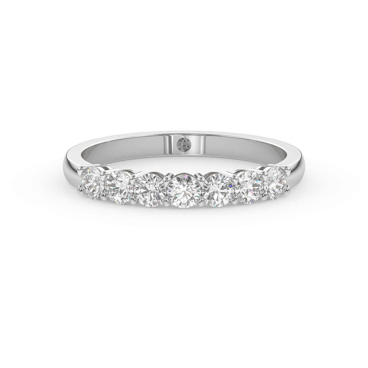Band - White gold 0.49 ct - view 2
