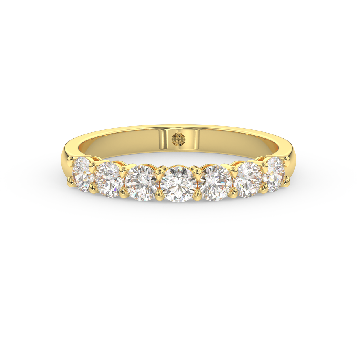 Band - Yellow gold 0.70 ct - view 2