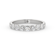 Band - White gold 0.70 ct - view 2