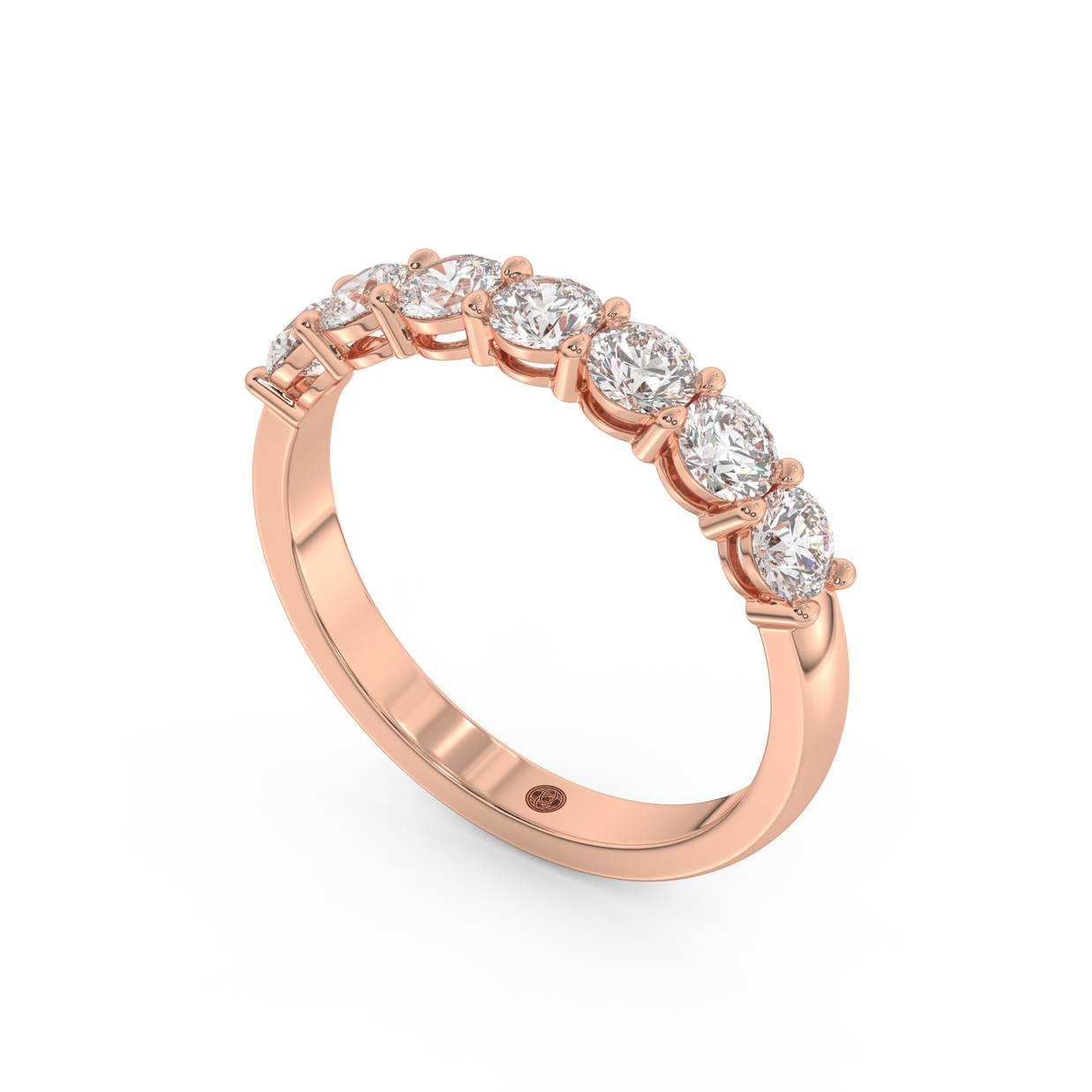 Band - Rose gold 1.050 ct - view 1