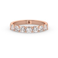 Band - Rose gold 1.050 ct - view 2