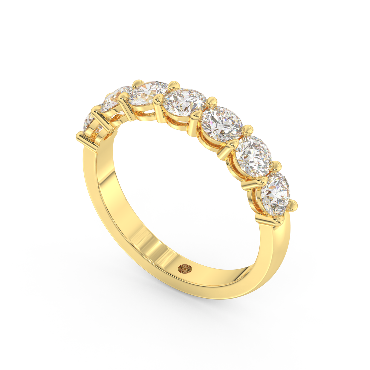 Band - Yellow gold 1.40 ct - view 1