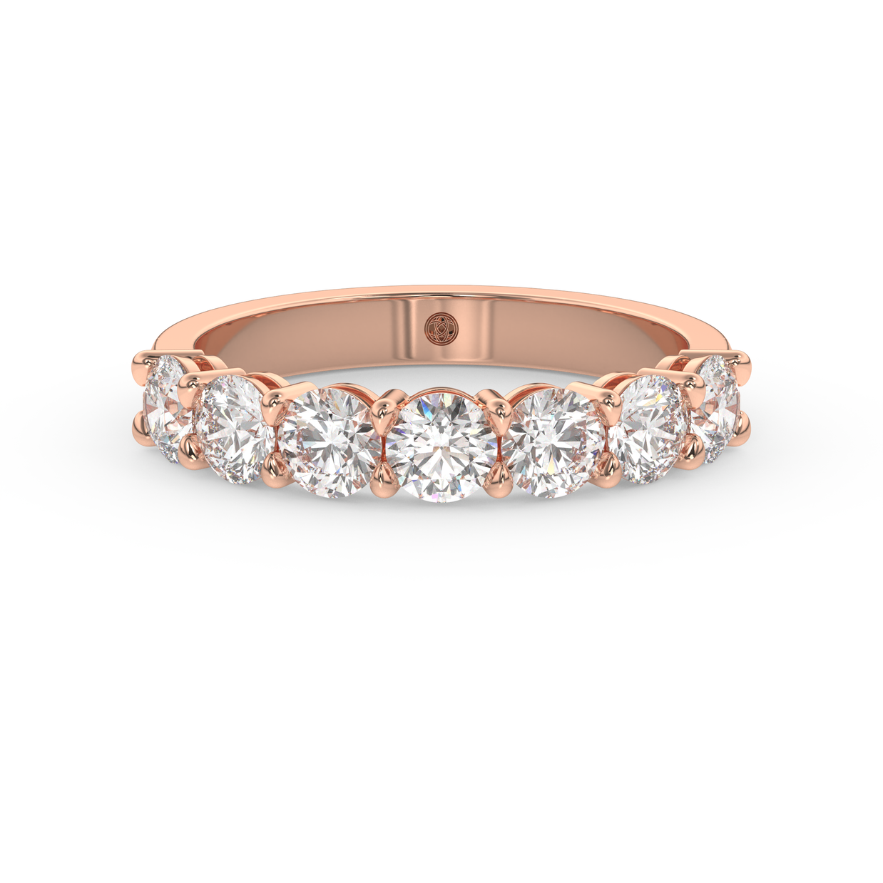 Band - Rose gold 1.40 ct - view 2