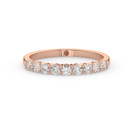 Band - Rose gold 0.45 ct - view 2