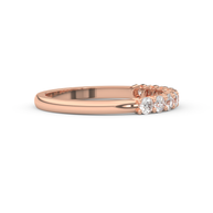Band - Rose gold 0.45 ct - view 3