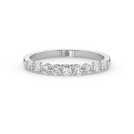 Band - White gold 0.45 ct - view 2